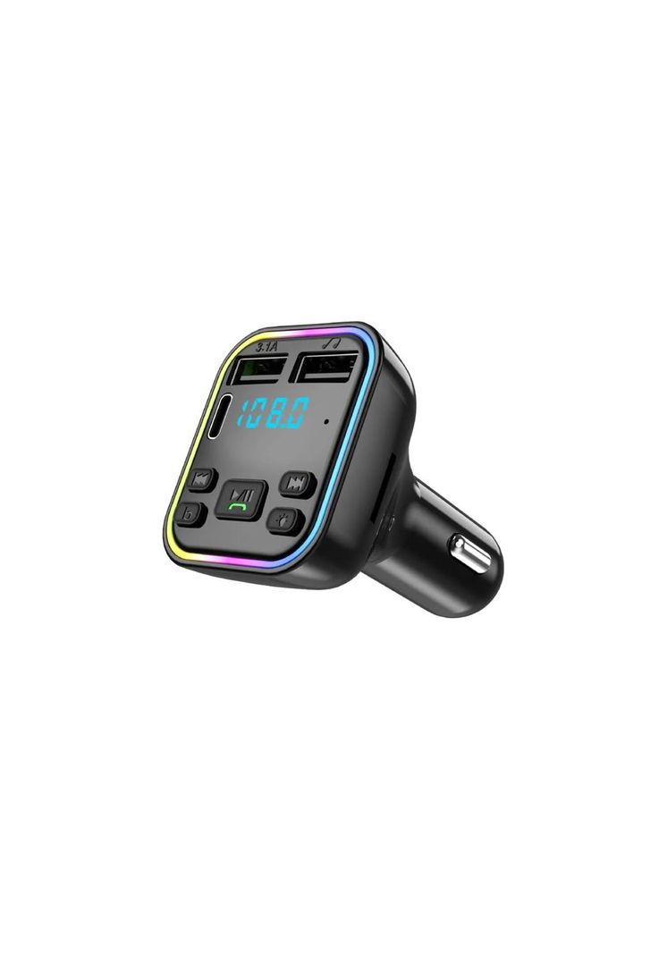Reproductor MP3 Transmisor FM PD Tipo-C USB LED Automóvil-0