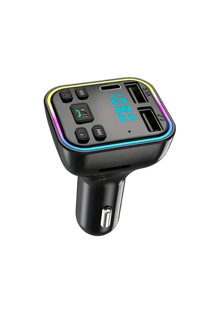 Reproductor MP3 Transmisor FM PD Tipo-C USB LED Automóvil-4
