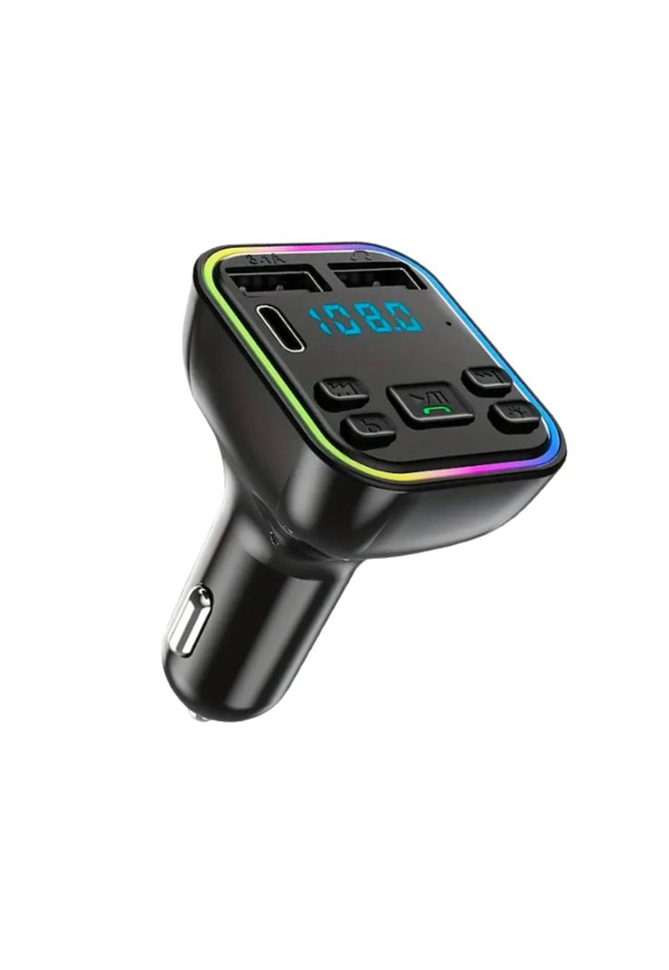 Reproductor MP3 Transmisor FM PD Tipo-C USB LED Automóvil-5