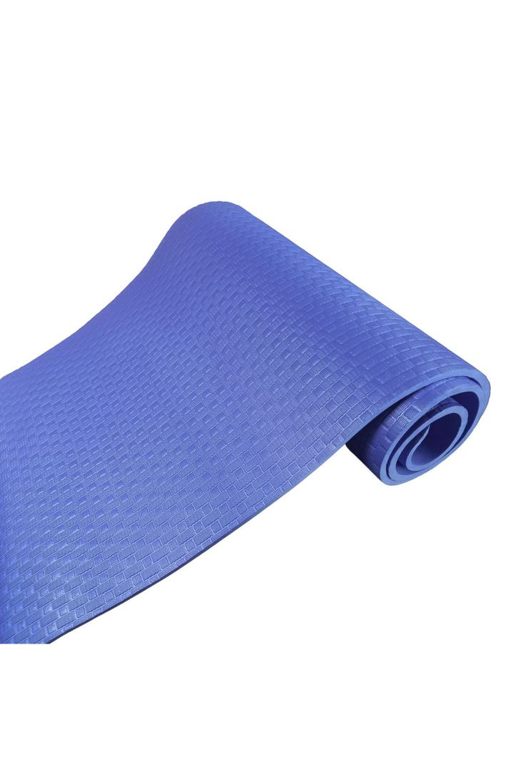 Mat Alfombrilla Yoga Pilates Ejercicio 8 MM  Azul-1
