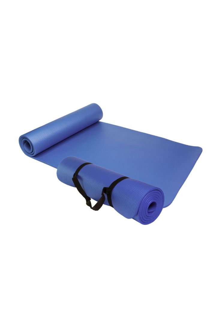 Mat Alfombrilla Yoga Pilates Ejercicio 8 MM  Azul-4