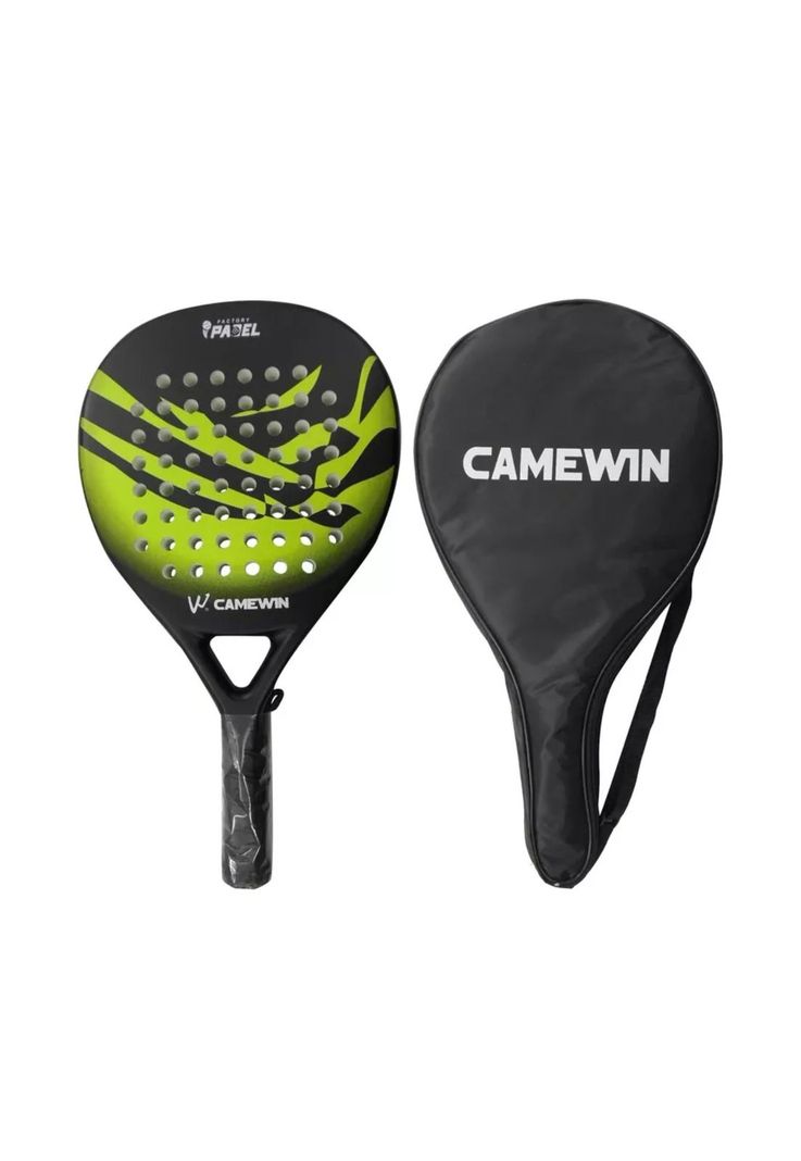 Pala Pádel Híbrido Carbón Fibra 38 MM + Bolso Deporte Verde-1