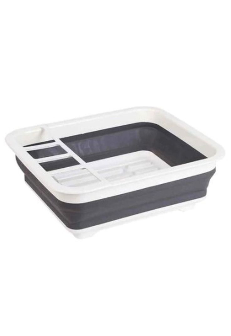 Secador Escurridor Plegable Platos Gris-0