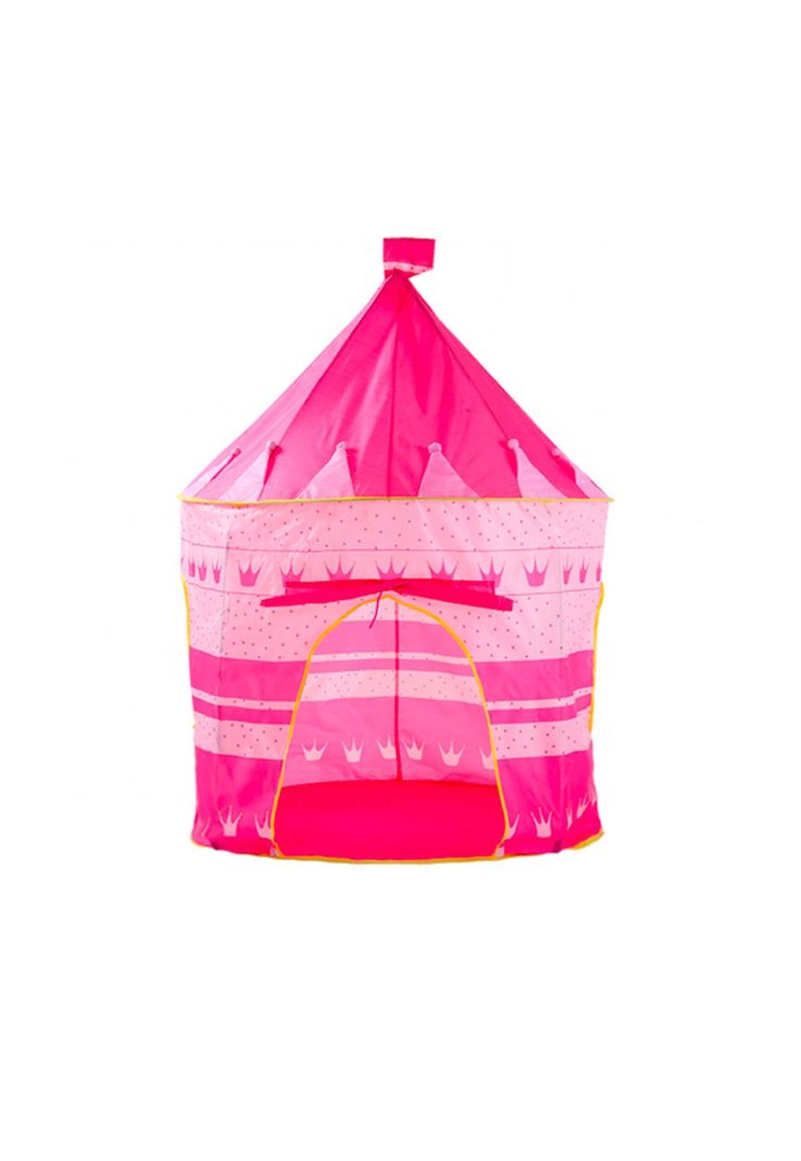 Carpa Castillo Infantil Hogar 150x135 CM Rosada-0