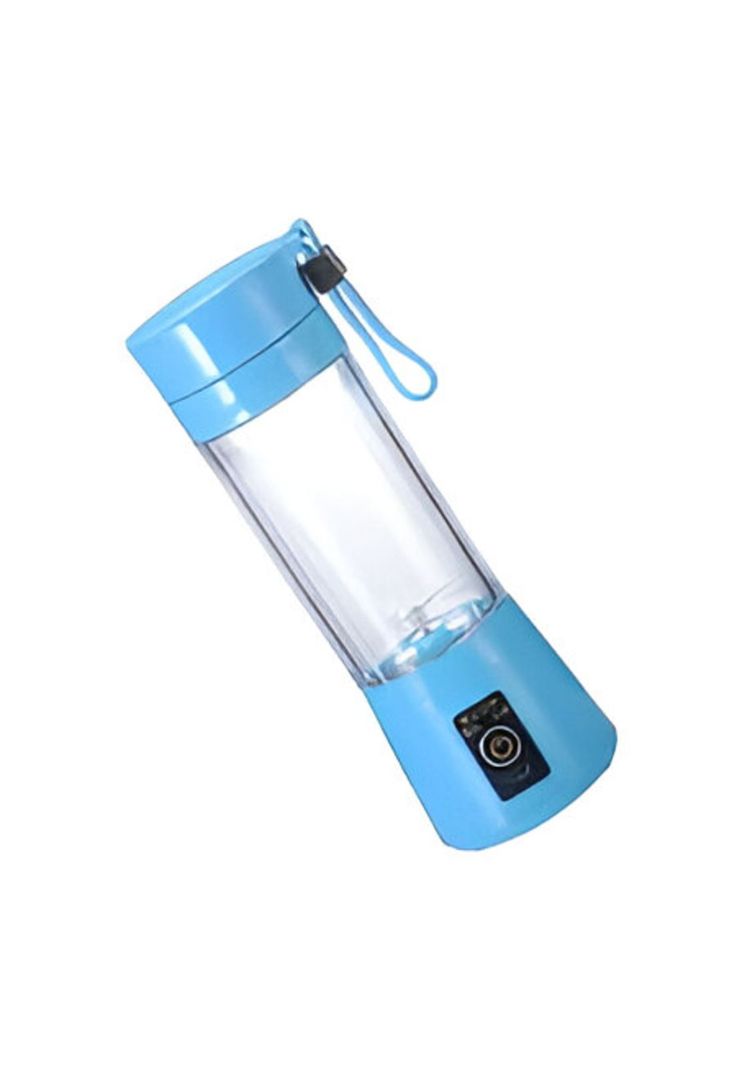 Batidora Licuadora Juguera Portátil USB Recargable 400 ML Celeste-0
