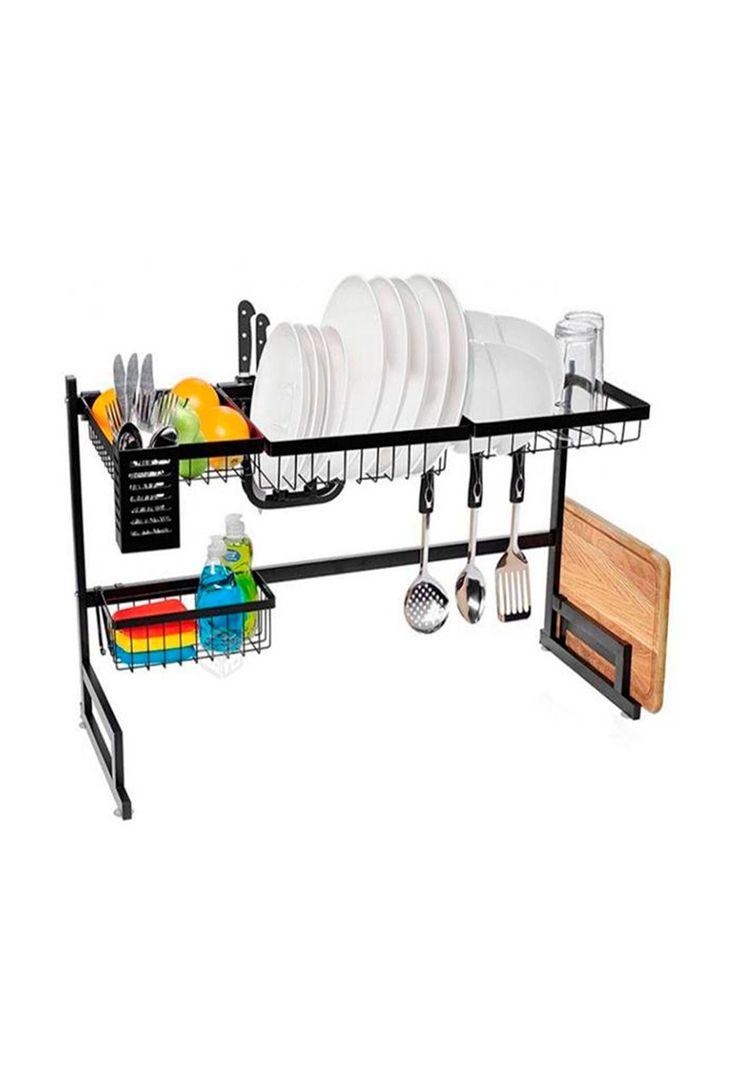 Rack Escurridor Estante Secador Organizador Platos Vajilla-1
