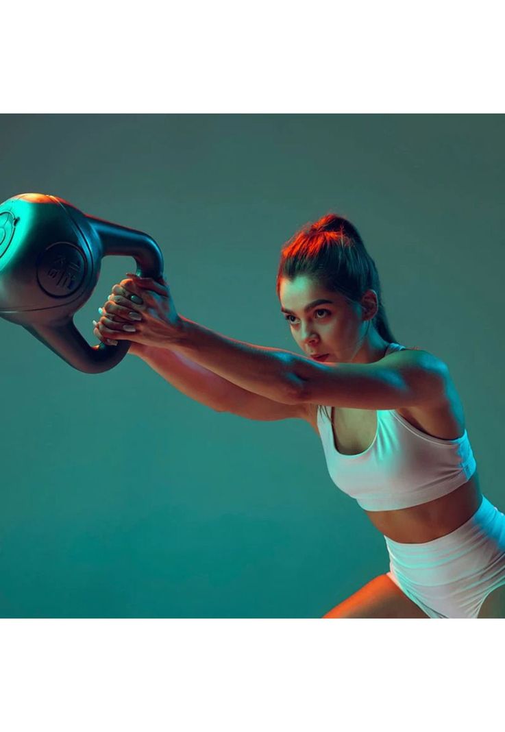 Pesa Kettlebell Mancuerna Rusa Mango Vinilo 12 KG-5