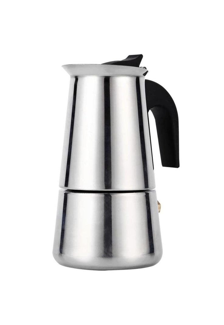 Cafetera Italiana Acero Inoxidable 6 Tazas 300 ML-1