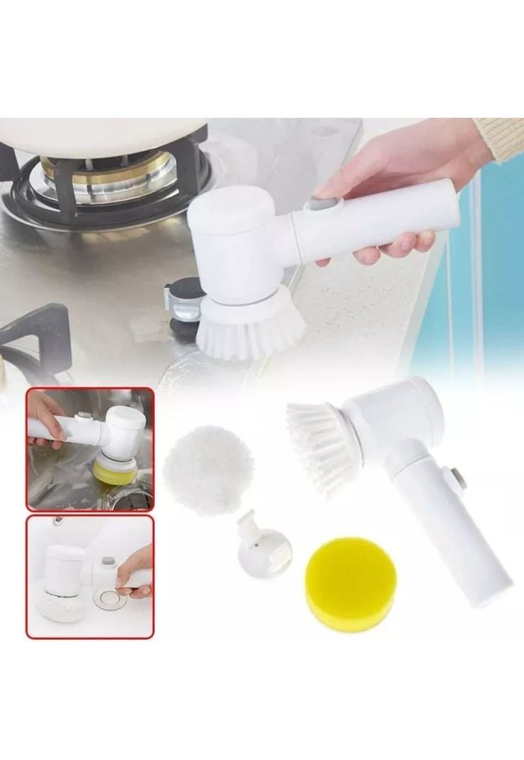 Cepillo Limpieza Hogar Auto Multifuncional 5 En 1-7