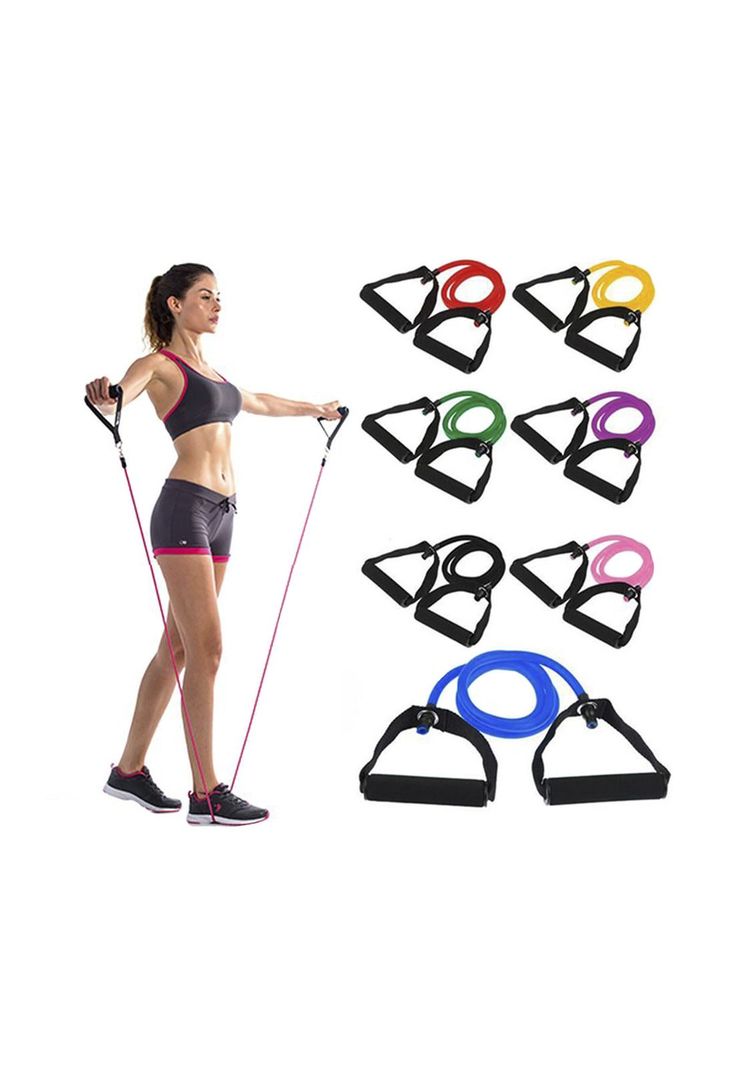 Kit 5 Bandas Elásticas Deportivas Resistencia-2
