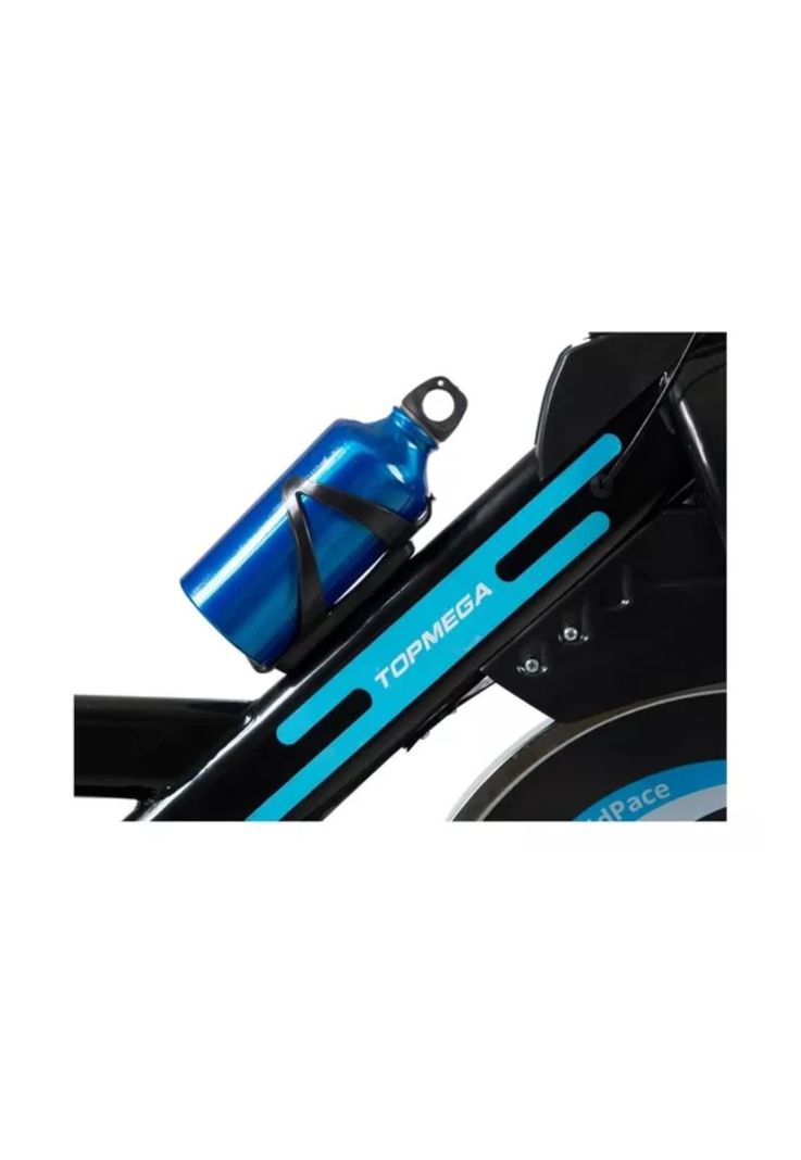Bicicleta Estática Spinning Profesional 120 KG Azul-8