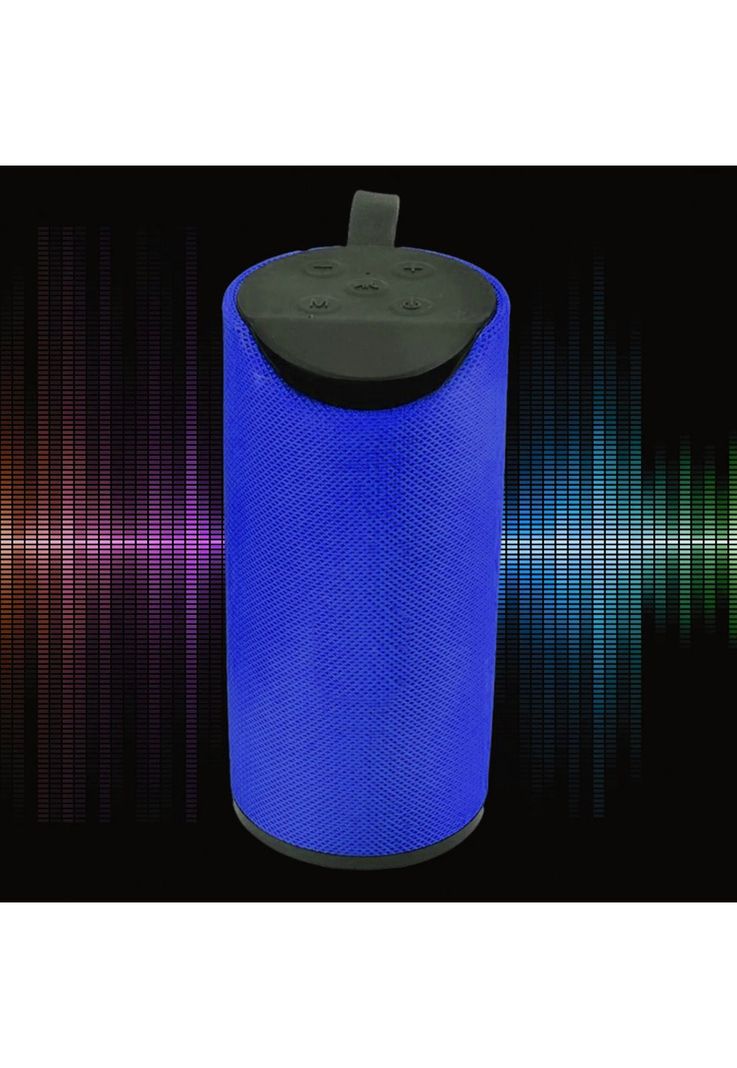 Parlante Bluetooth Recargable USB/TF/FM Azul-3
