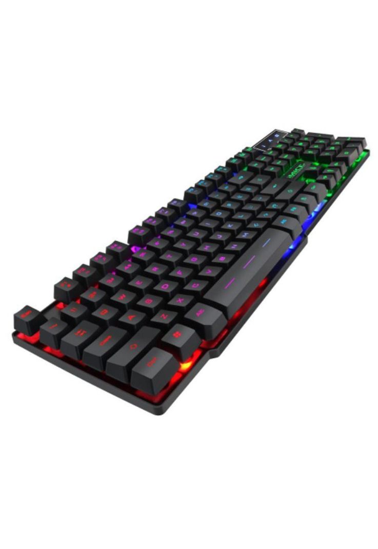 Kit Gamer Teclado + Mouse RGB Colores-3