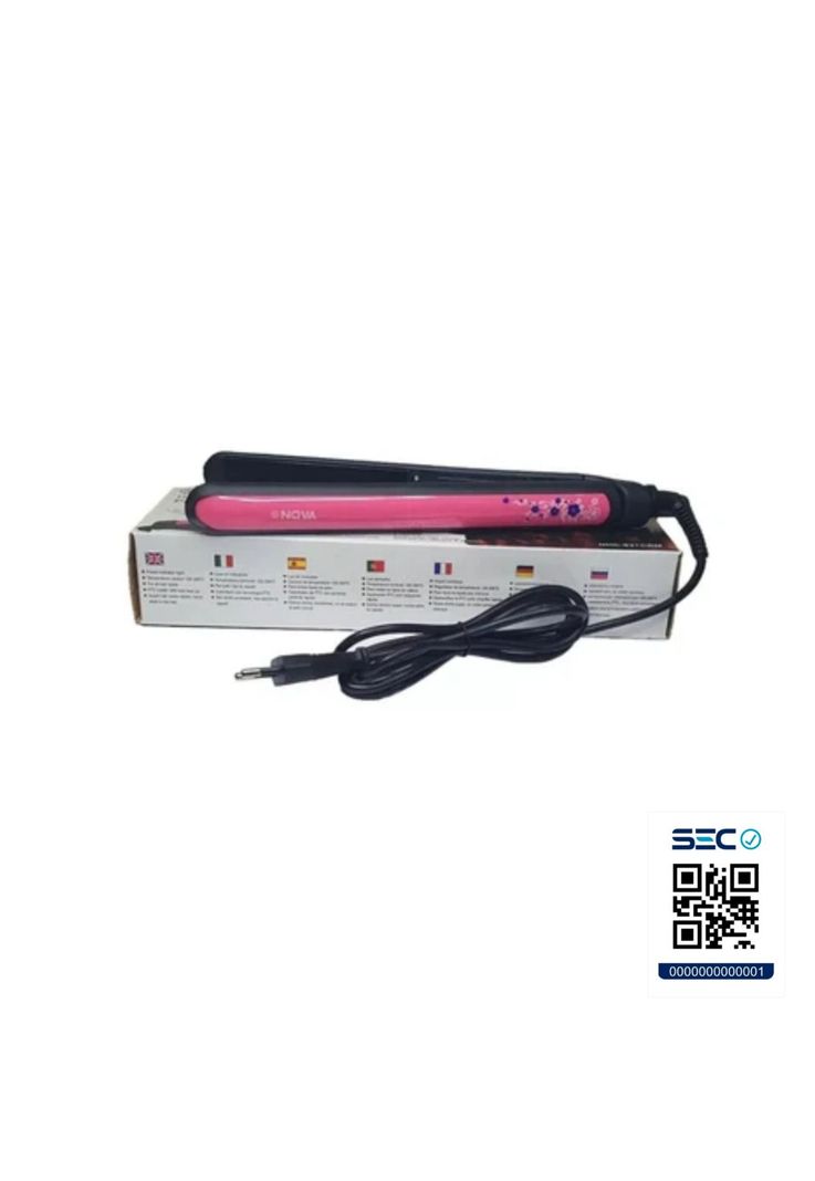Alisador Plancha Pelo Antiestática Rosado-3