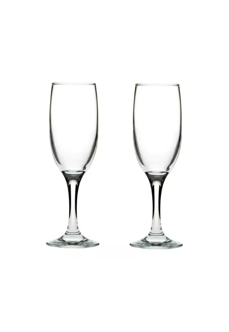 Set 6 Copas Champaña Vidrio 176 ML Transparente-2