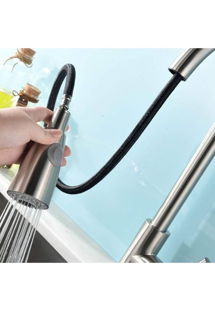 Llave Monomando Lavaplatos Extensible Profesional-4