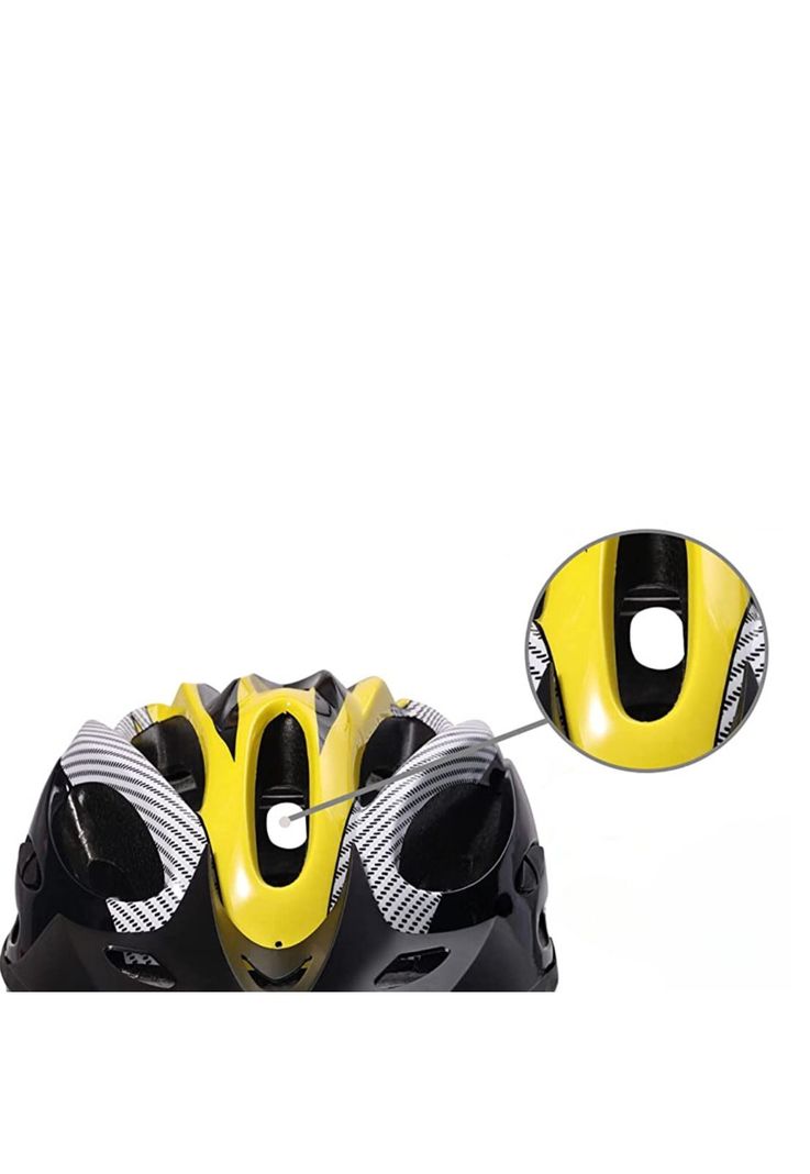Casco Bicicleta Profesional Full Seguridad Amarillo-3