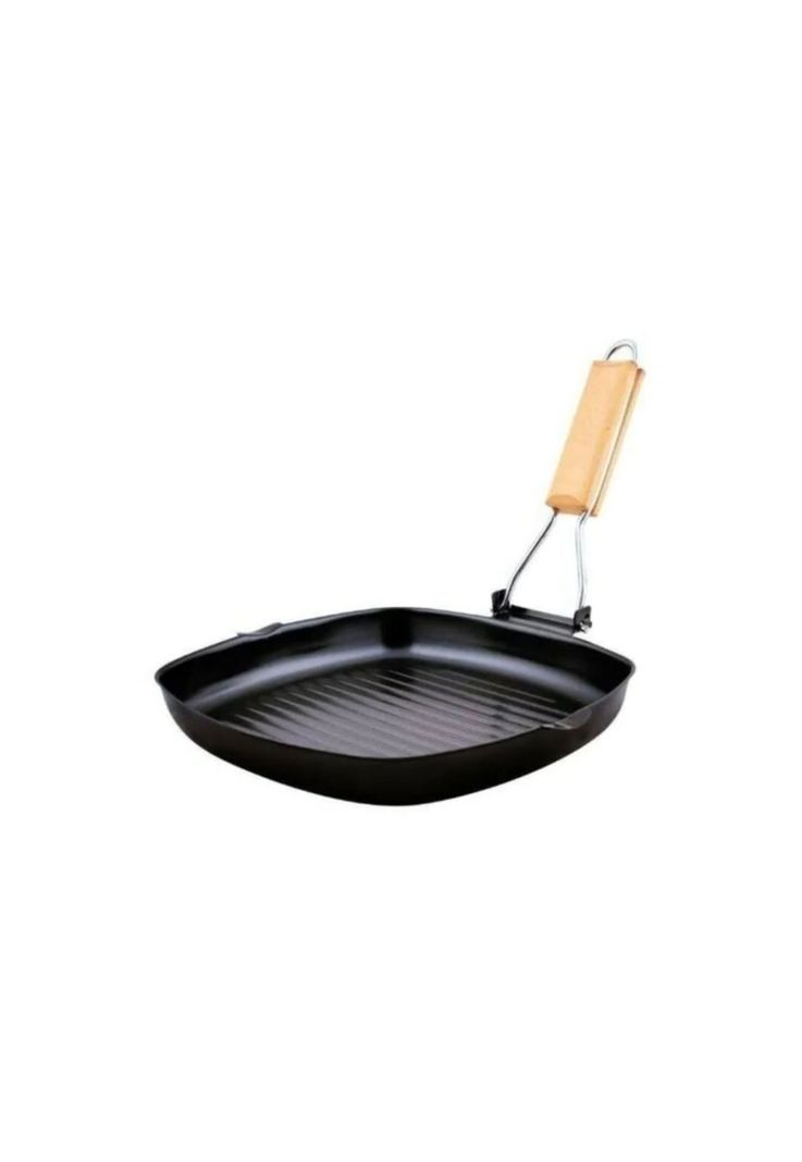 Sartén Parrilla Cocina Grill Cuadrado Antiadherente 24 CM-2