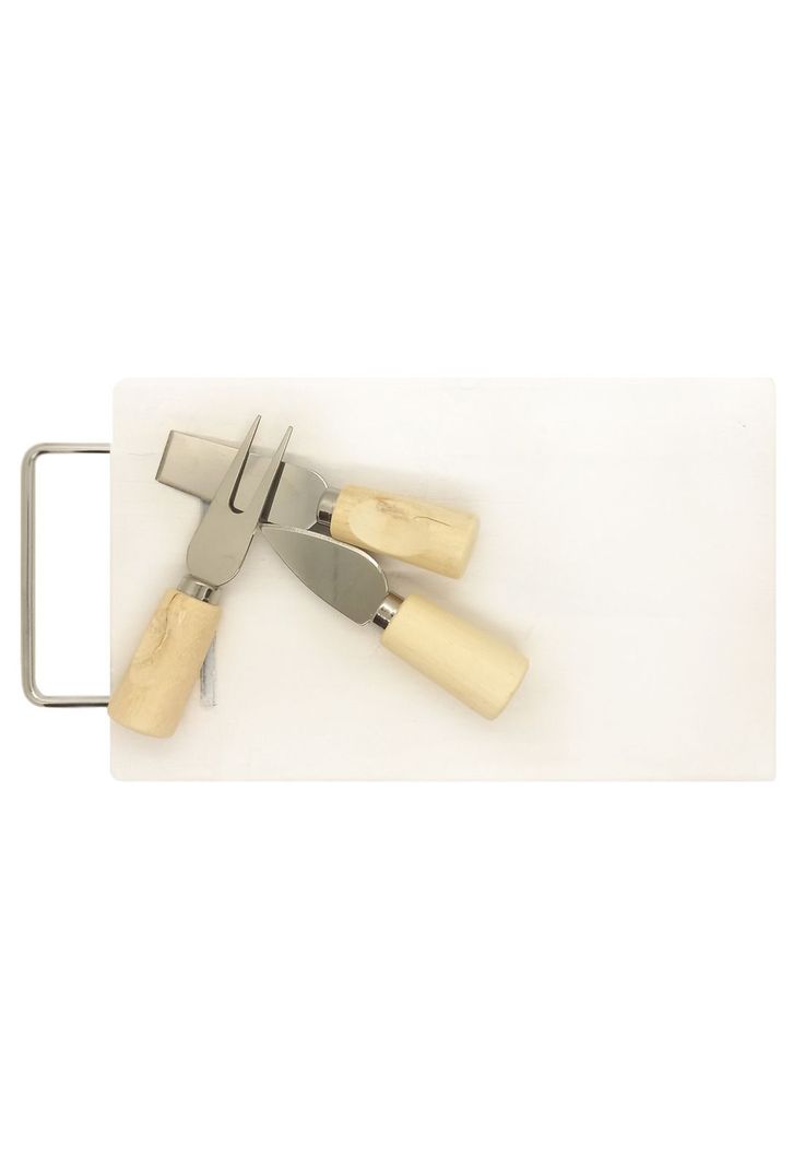 Tabla Aperitivo Quesos Madera Hevea 3 Herramientas-2
