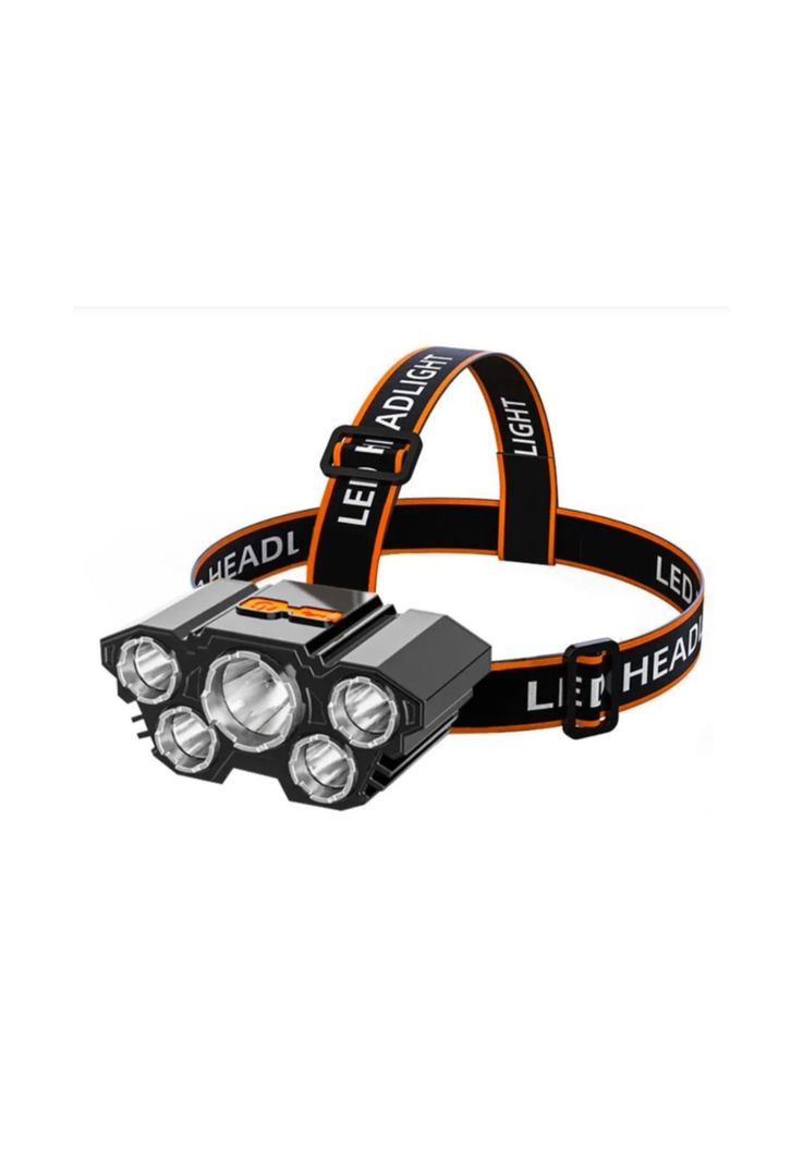 Linterna Cabeza Frontal LED Recargable Alta Potencia 4 Modos-2