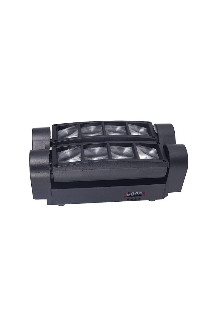 Maquina 8 Luces LED RGBW DJ Cabeza Móvil Activas Por Sonido-2