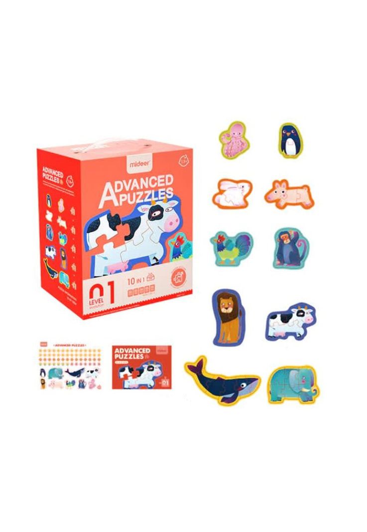 Puzzle Rompecabezas Infantil 4 en 1 Nivel 1 Animal-2