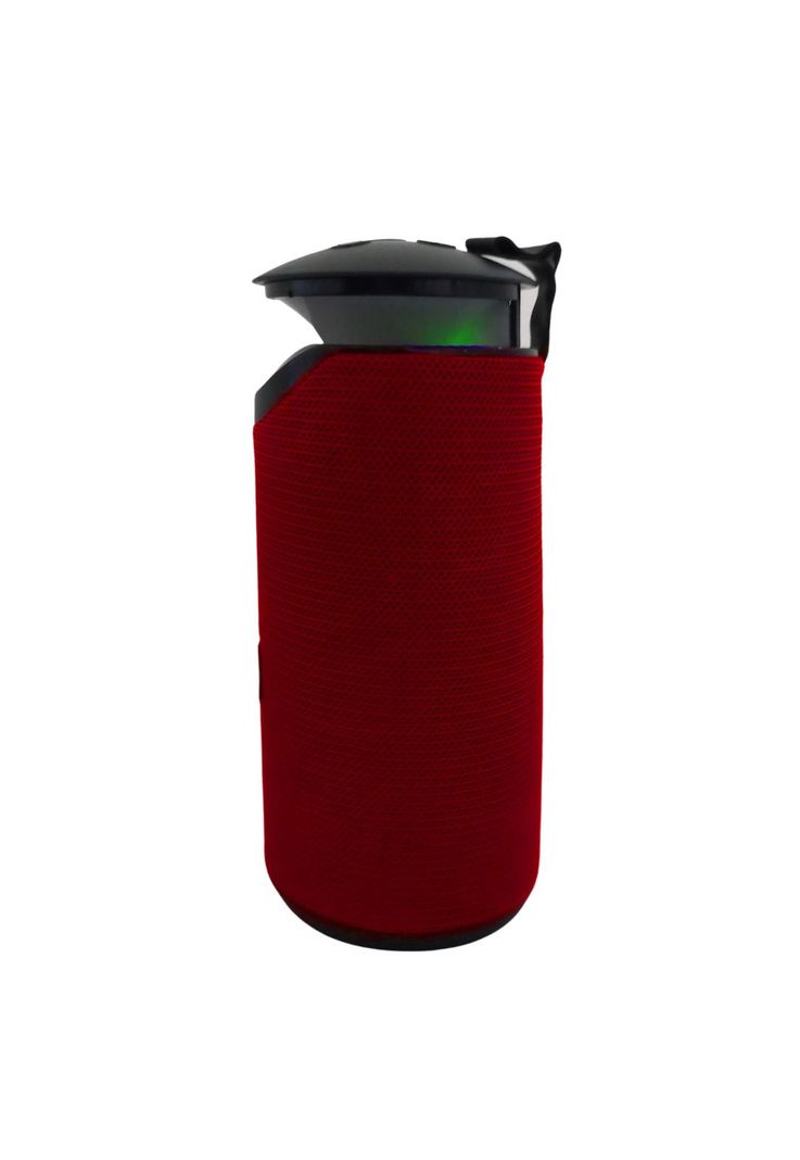 Parlante Bluetooth Recargable Luz RGB/USB/TF/FM Rojo-2