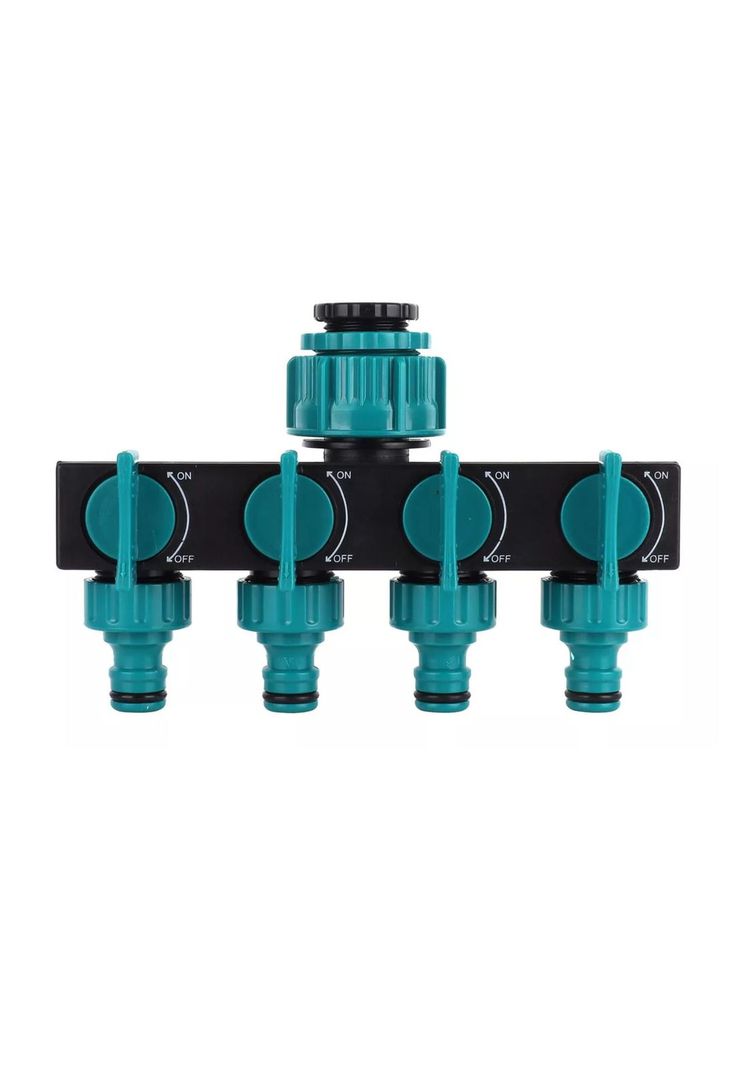 Conector Adaptador Riego Jardín Divisor Manguera 4 Vías-0