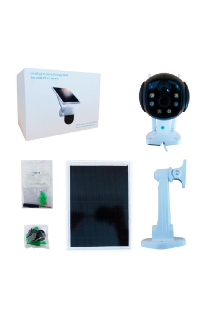 Cámara Solar IP WIFI Movimiento 355° Panel-3
