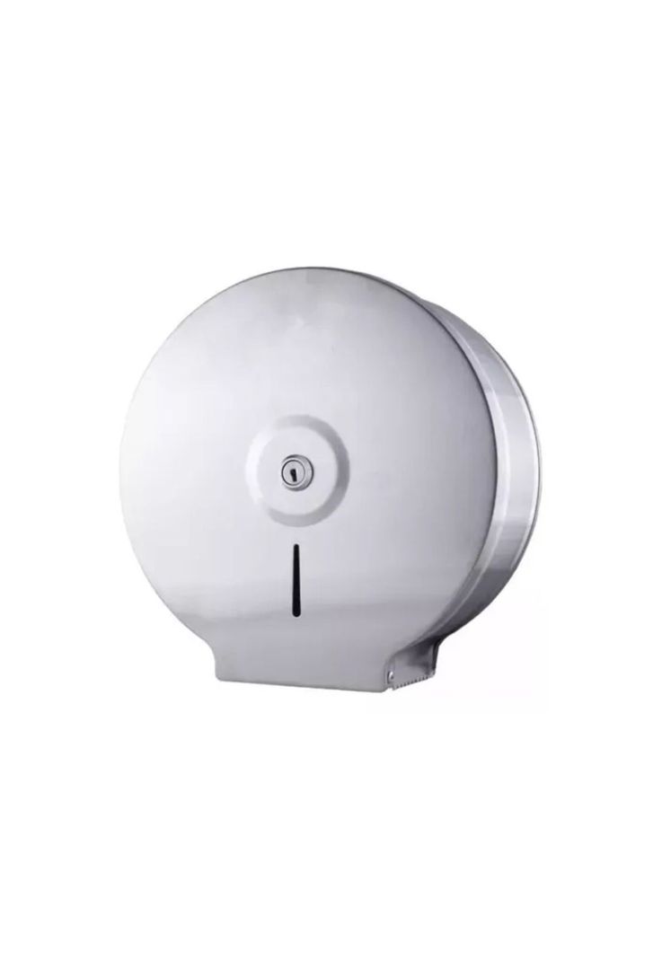 Dispensador Papel Higiénico Acero Inoxidable 500 M Llaves-1