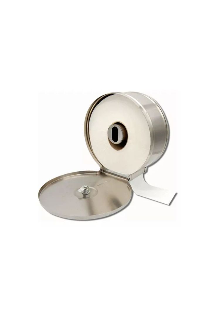 Dispensador Papel Higiénico Acero Inoxidable 500 M Llaves-2