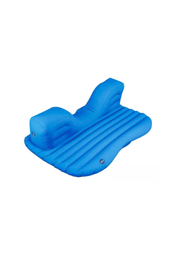 Colchón Infable Automóvil 2 Almohadas + Compresor Azul-1