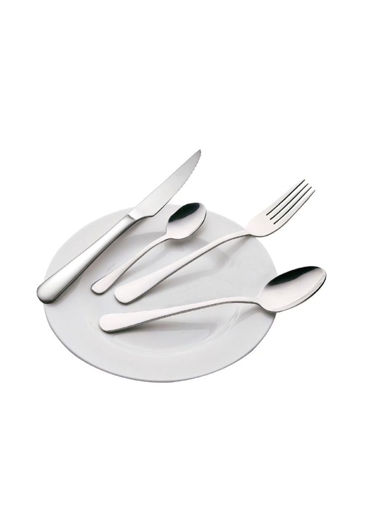 Set Juego Cubiertos Acero Inoxidable 24 Piezas-2