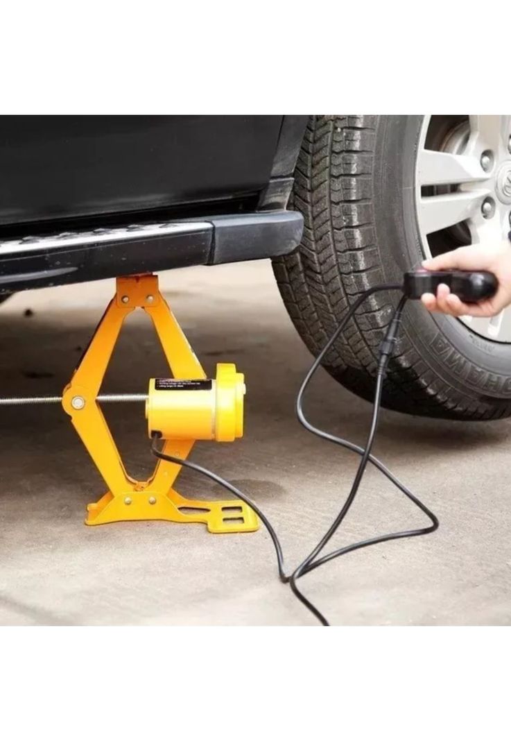 Gata Eléctrica + Llave Impacto Vehículos 12 V 3t-5