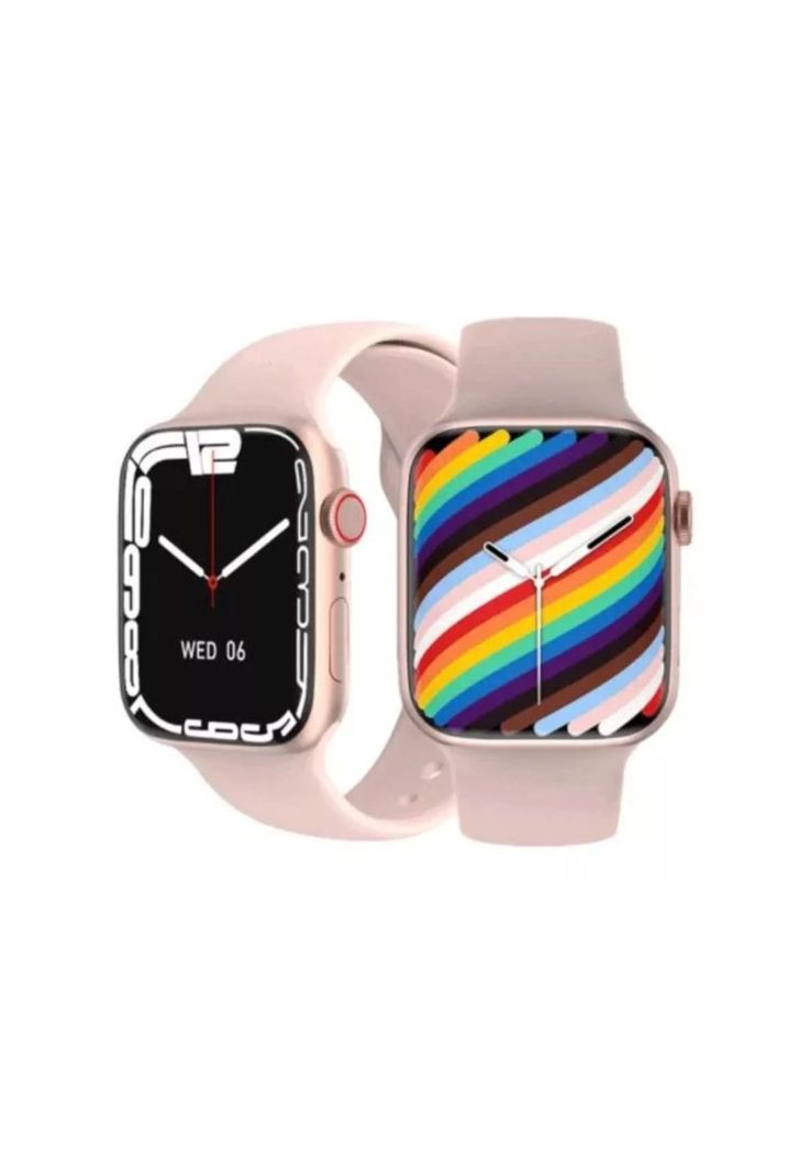 Reloj Inteligente Smartwatch Bluetooth Actividad Cardíaca Deporte Rosada-1