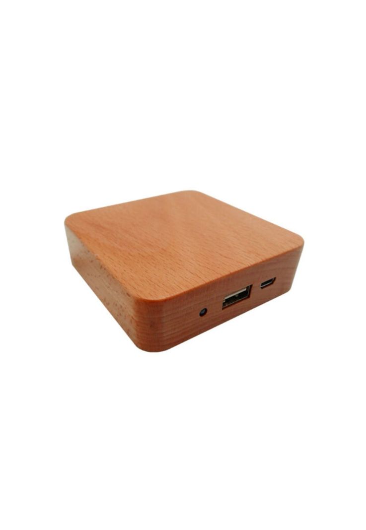 Power Bank Batería Externa Bambú Deluxe USB/micro USB-0