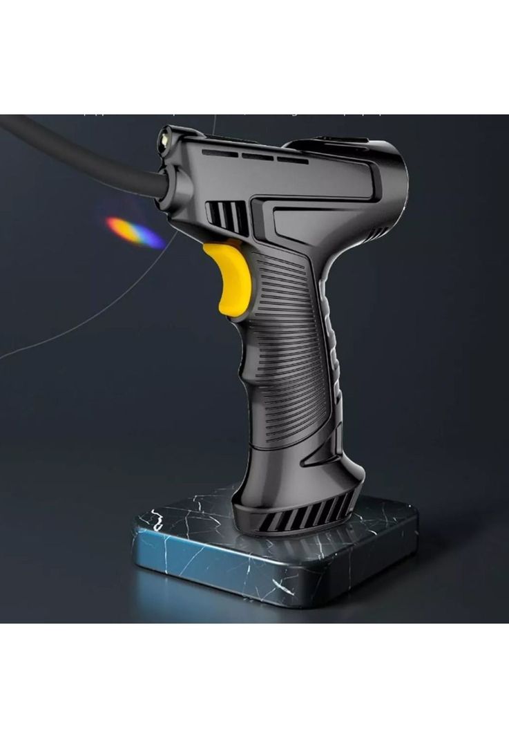 Compresor Portátil 12 V 120 Watt Infla Neumático Auto Negro-6