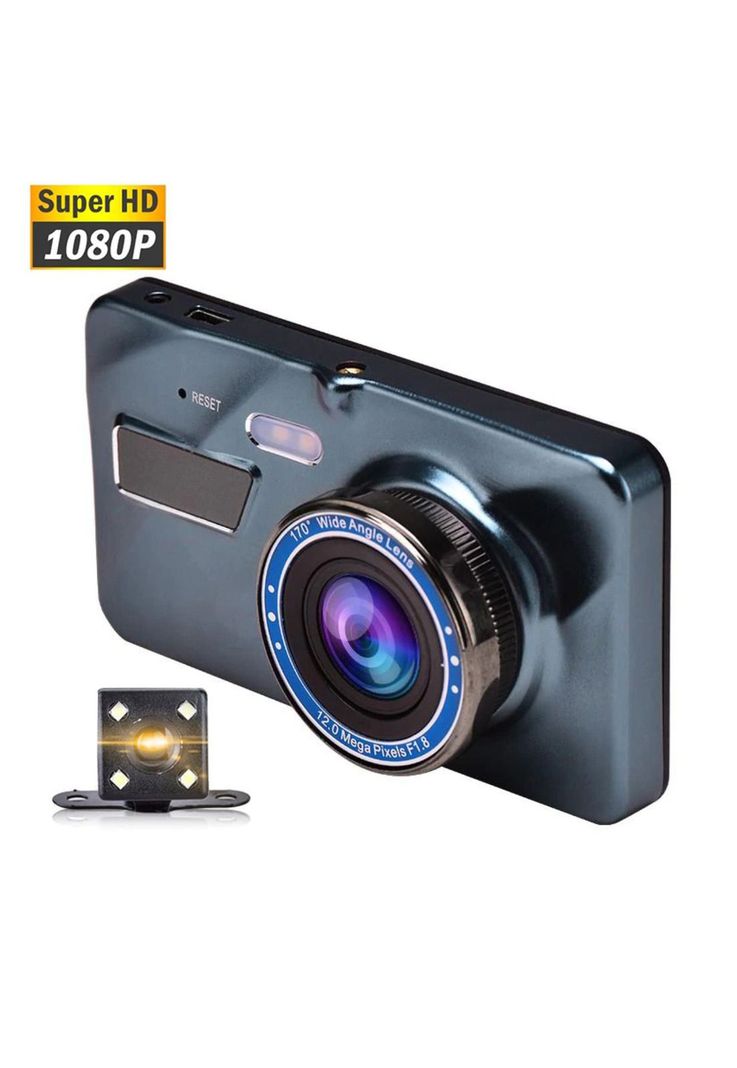 Cámara Auto DVR + Retroceso 4 Dual Lente 170°-3