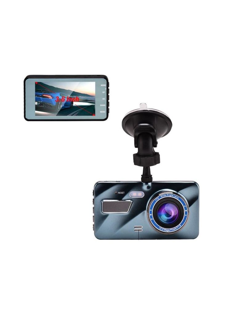 Cámara Auto DVR + Retroceso 4 Dual Lente 170°-4