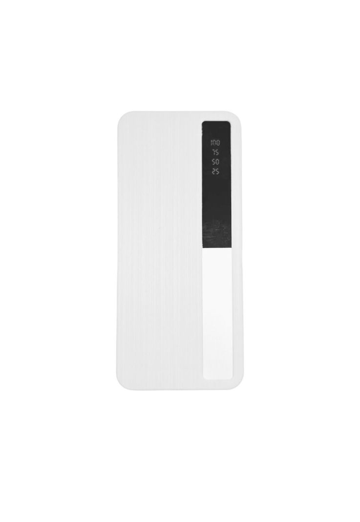 Batería Emergencia Power Bank 20.000 MHZ 3 Puertos Blanco-0
