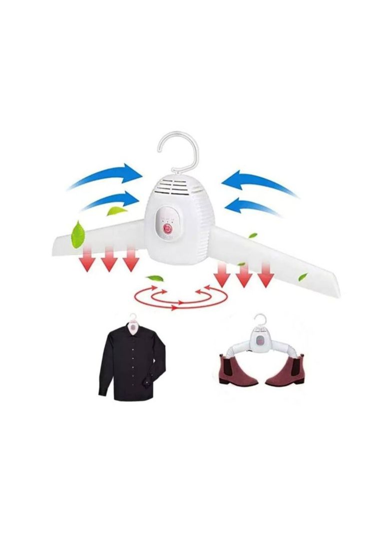 Secador Ropa Zapatillas Eléctrico Portátil Colgante-2