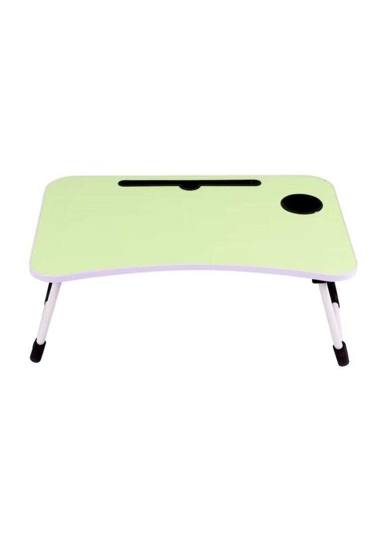 Bandeja Mesa Madera Notebook Posa Vaso Verde-1