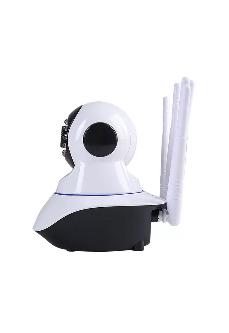 Cámara Seguridad IP Wifi 5 Antenas 360° Blanca-3
