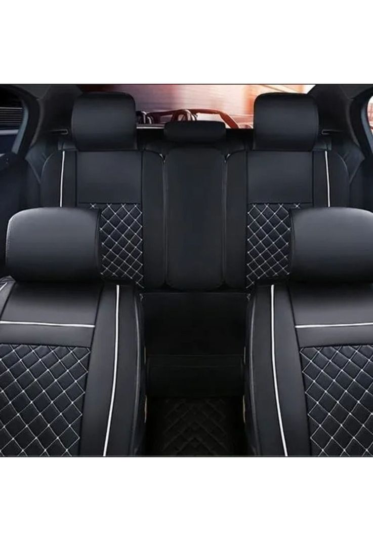 Set 5 Funda Cubre Asiento Auto Luxury Almohadilla-3