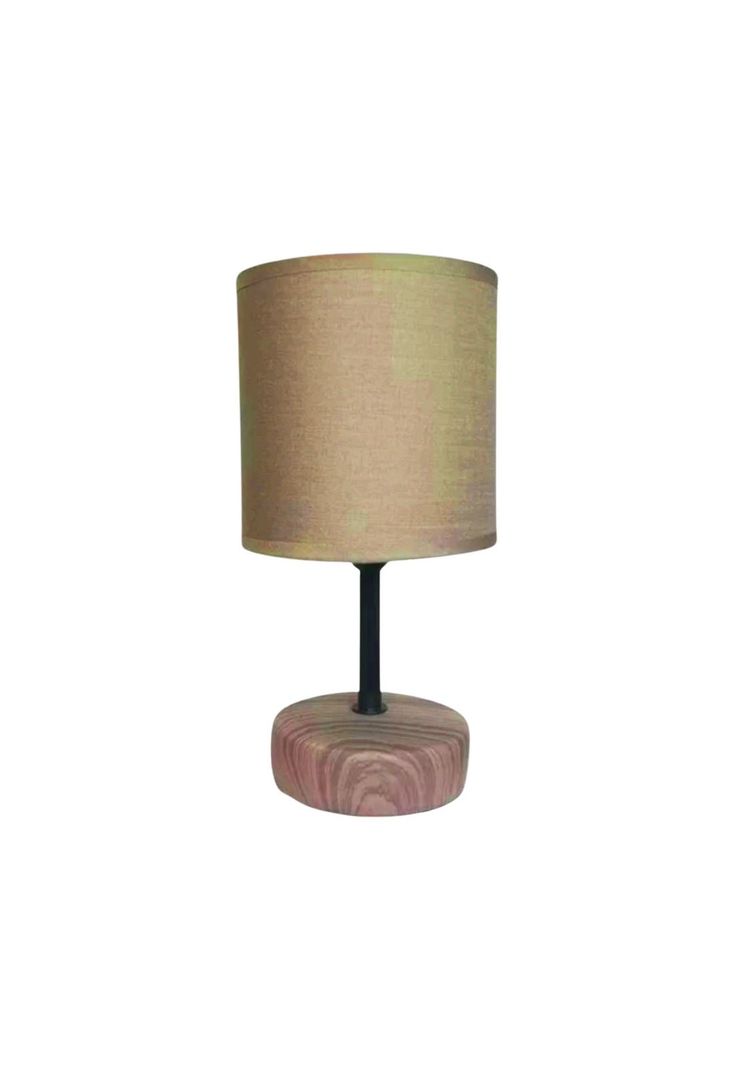 Lámpara Velador Mesa Diseño Clásico 20x20x30 CM Beige-0