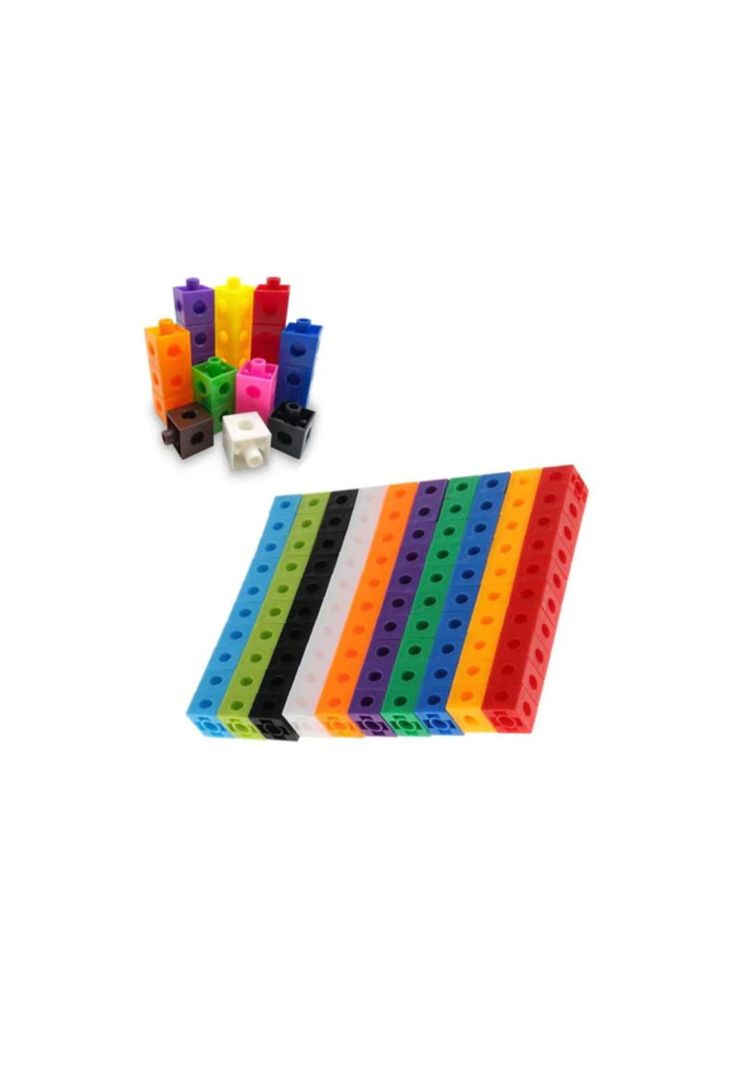 Pack 100 Cubos Lego Multiencaje Infantil-1