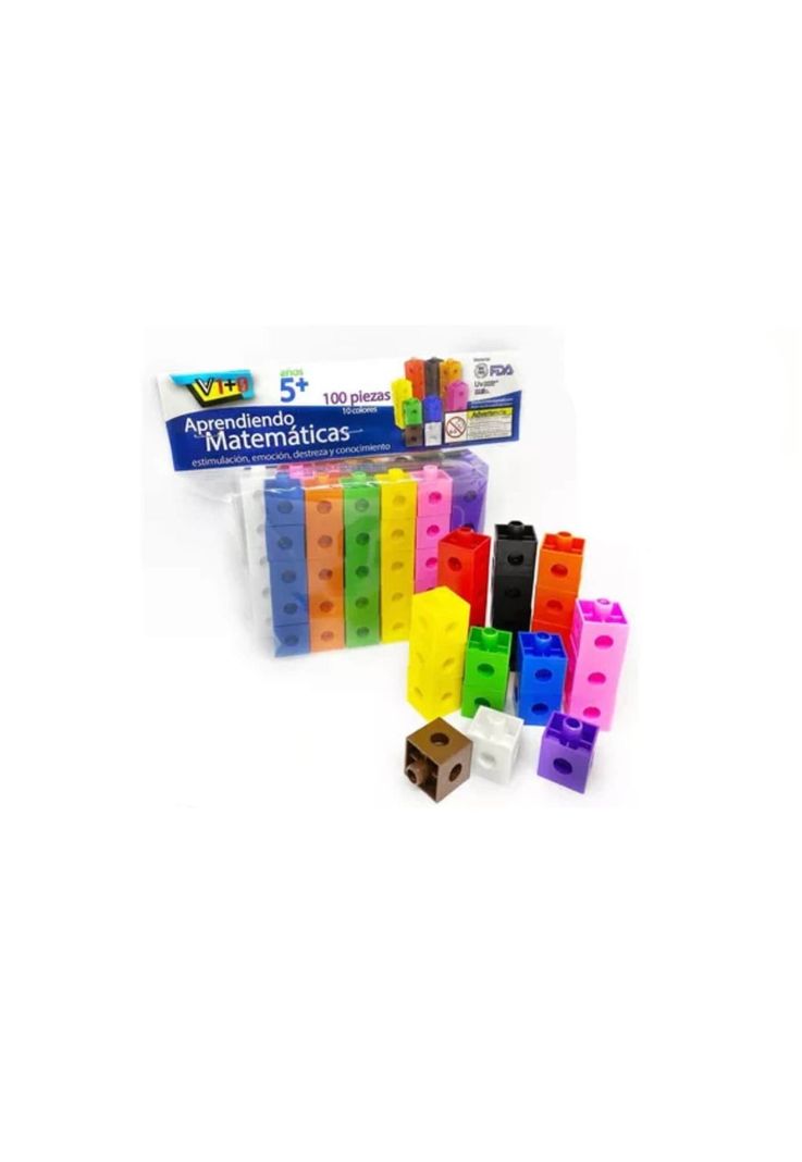 Pack 100 Cubos Lego Multiencaje Infantil-3