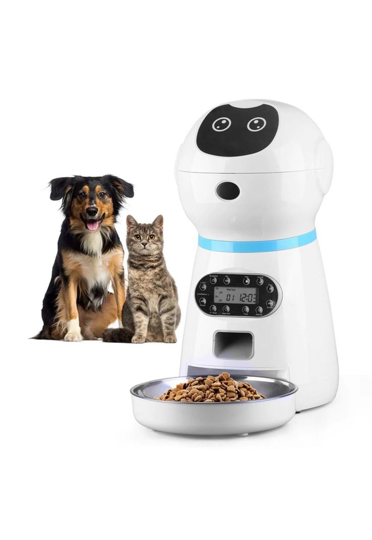 Robot Dispensador Automático Alimentos Mascotas-1