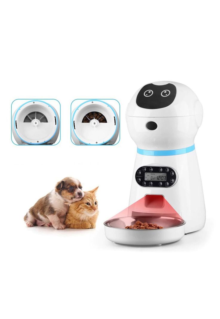 Robot Dispensador Automático Alimentos Mascotas-3
