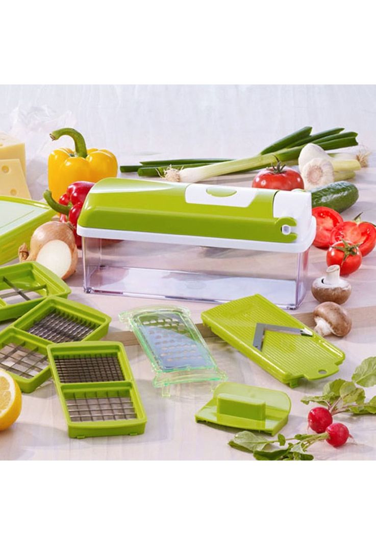 Picador Rallador Cortador Multiuso Frutas Verduras-4